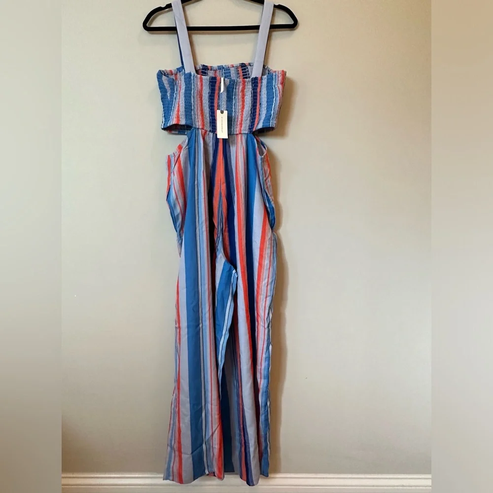 NWT Anthropologie The Piper Bandeau Cutout Jumpsuit - Picture 6 of 6